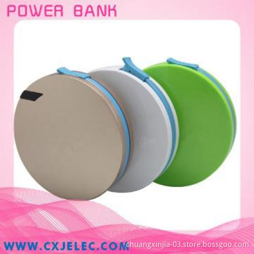 Fashion desgin power bank for mobile phone 3000mah